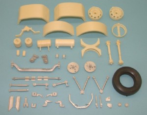 MG 1/24 VOLVO 卡車用 中舉軸 改裝套件 (